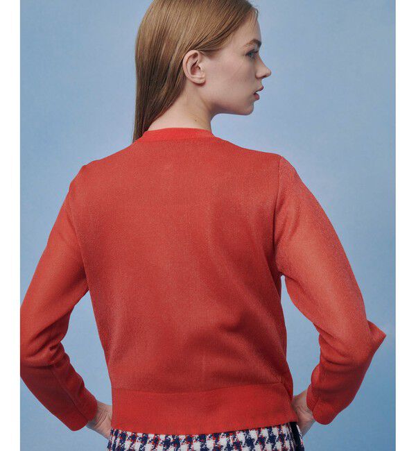 LOULOU WILLOUGHBY「【LOULOU WILLOUGHBY】シアージャガードカーディガン」|カーディガン|