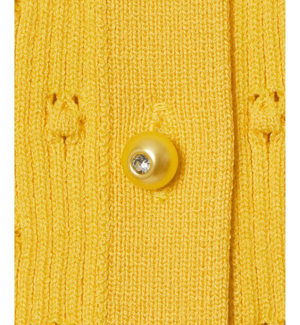 LOULOU WILLOUGHBY「【LOULOU WILLOUGHBY】アイレット半袖カーディガン」|カーディガン|