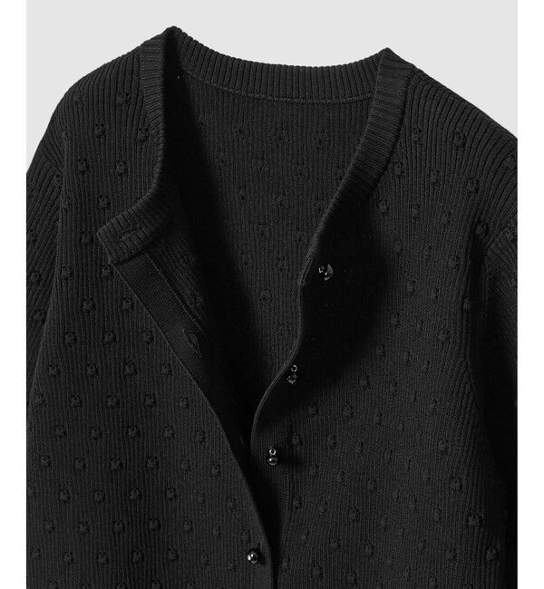 LOULOU WILLOUGHBY「【LOULOU WILLOUGHBY】アイレット半袖カーディガン」|カーディガン|