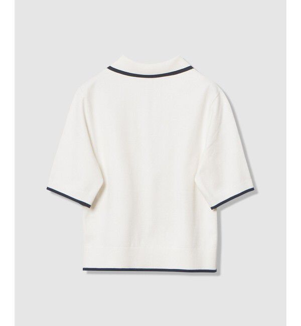 LOULOU WILLOUGHBY「【LOULOU WILLOUGHBY】CHERRY ビジューポロ」|ポロシャツ|