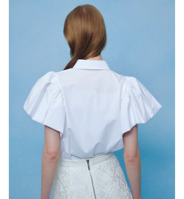 LOULOU WILLOUGHBY「【LOULOU WILLOUGHBY】バルーンスリーブシャツブラウス」|シャツ・ブラウス|