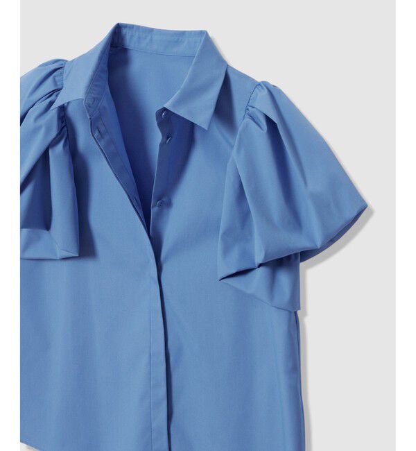 LOULOU WILLOUGHBY「【LOULOU WILLOUGHBY】バルーンスリーブシャツブラウス」|シャツ・ブラウス|