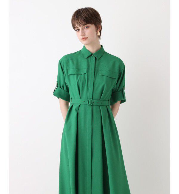 allureville「サッカーターンバックワンピース」|ワンピース|グリーン