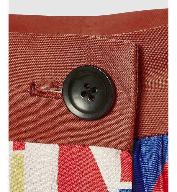 allureville「パッチワークプリントプリーツスカート」|スカート|