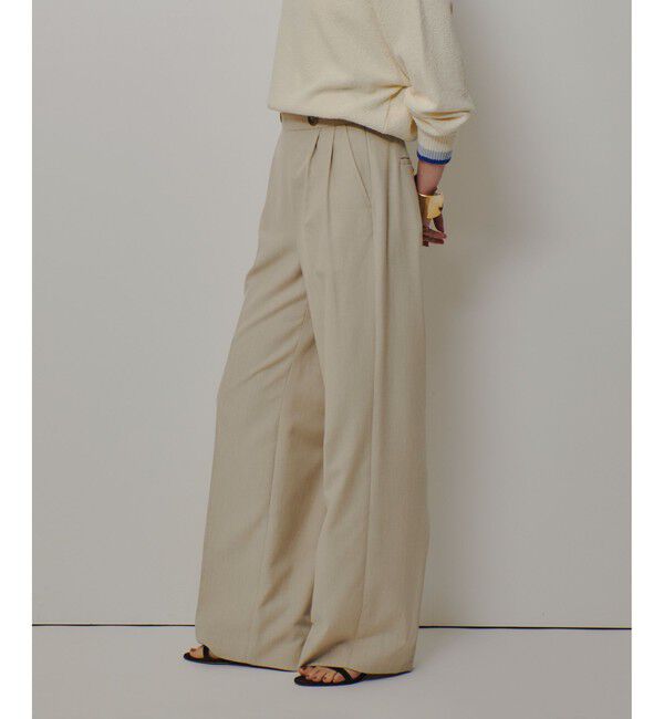 allureville「ウェストタックデザインパンツ」|チノ|