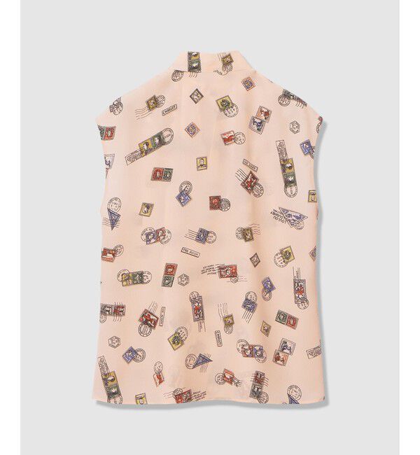 LOULOU WILLOUGHBY「WEB 一部店舗限定【LOULOU WILLOUGHBY】レタープリントリボンブラウス」|シャツ・ブラウス|