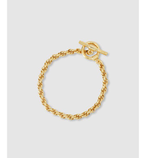 allureville「ツイストチェーンブレス」|ブレスレット・バングル|ゴールド