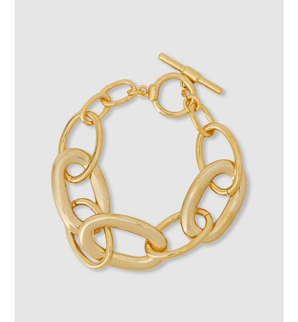allureville「オーバルビッグチェーンブレス」|ブレスレット・バングル|ゴールド