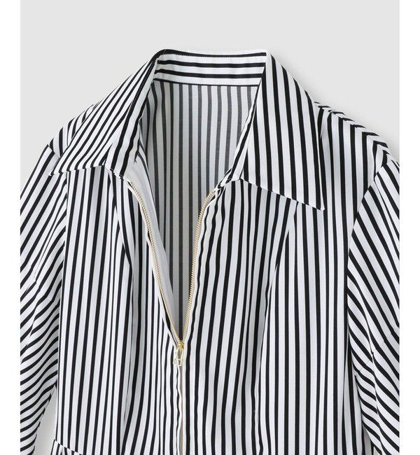 LOULOU WILLOUGHBY「【LOULOU WILLOUGHBY】タックパフシャツワンピース」|ワンピース|