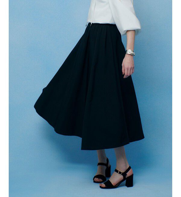 LOULOU WILLOUGHBY「【LOULOU WILLOUGHBY】ポリエステルコットングログランギャザースカート」|スカート|