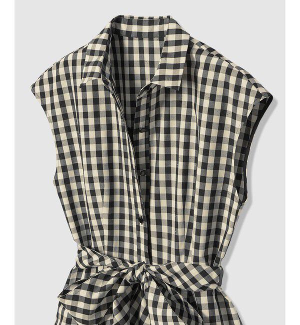 LOULOU WILLOUGHBY「【LOULOU WILLOUGHBY】スラブギンガムシャツワンピース」|ワンピース|