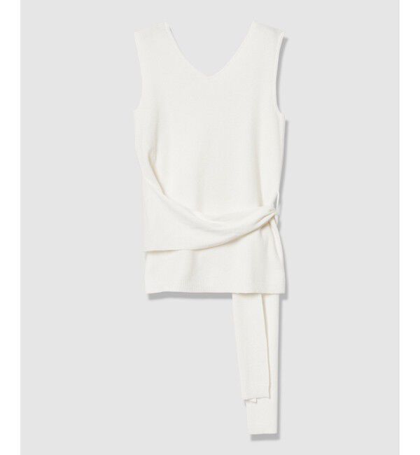 allureville「【ATELIER Line】コットンシルクリネンタンクトップ」|ニット・セーター|