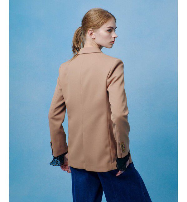 LOULOU WILLOUGHBY「【LOULOU WILLOUGHBY】ポリドビーダブルジャケット」|テーラードジャケット|