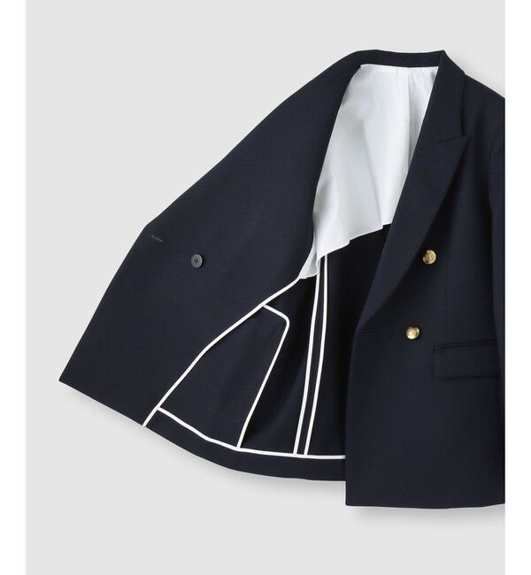 LOULOU WILLOUGHBY「【LOULOU WILLOUGHBY】ポリドビーダブルジャケット」|テーラードジャケット|