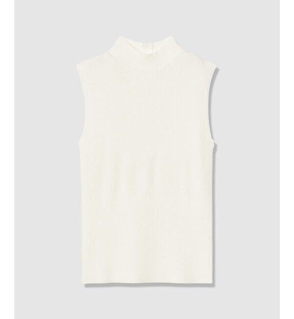 allureville「バック釦ディティールプルオーバー」|ニット・セーター|オフホワイト