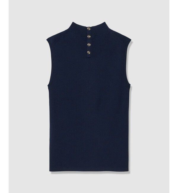 allureville「バック釦ディティールプルオーバー」|ニット・セーター|