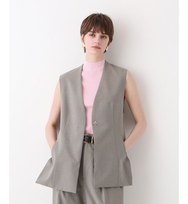 allureville「WEB ルミネ別注スリットジレ」|ベスト・ジレ|