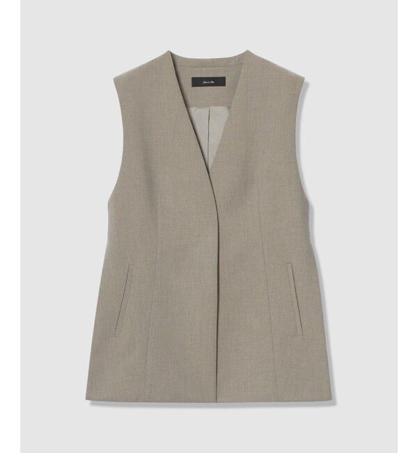 allureville「WEB ルミネ別注スリットジレ」|ベスト・ジレ|