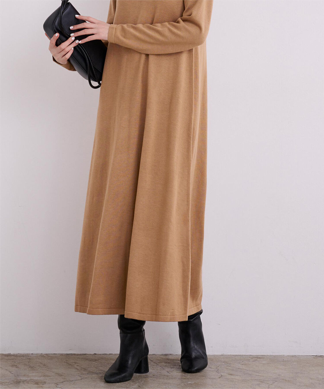 ur's「ボートネックロングニットワンピース」|ワンピース|