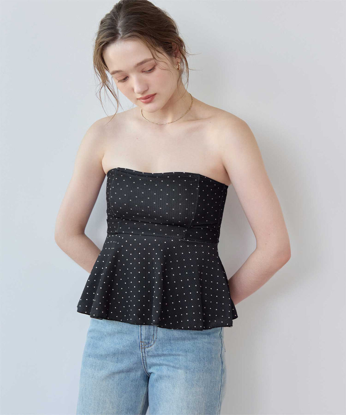 SEA DRESS「ペプラムフレアビスチェビキニ」|ビキニ|