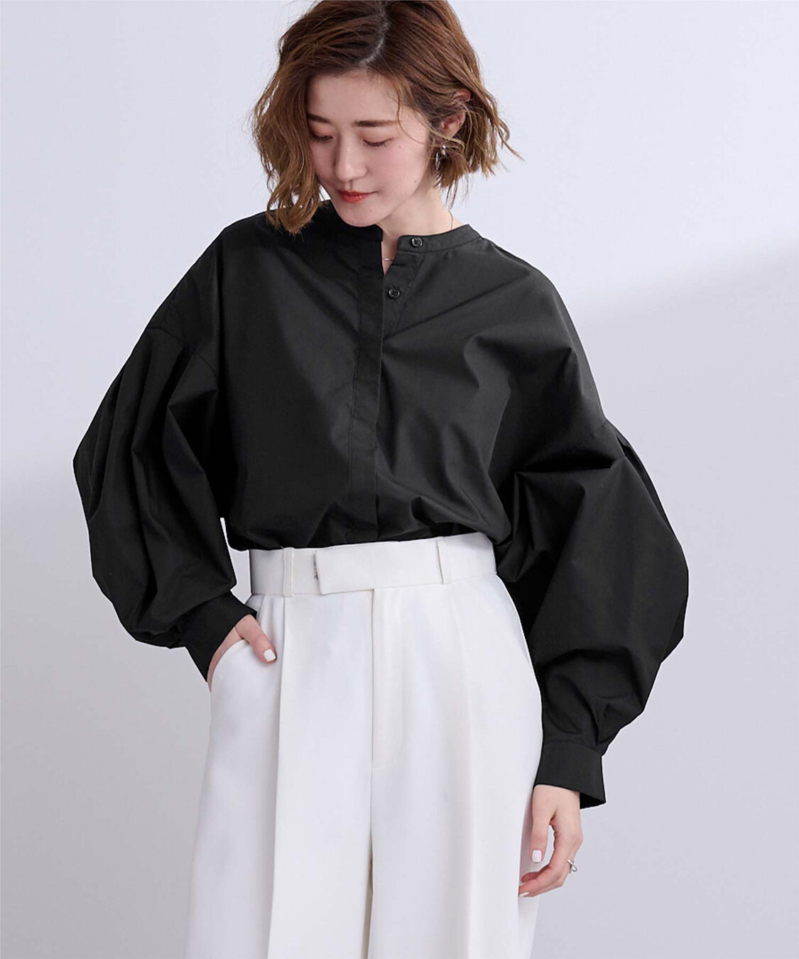 ur's「ボリューム袖ブラウス」|シャツ・ブラウス|