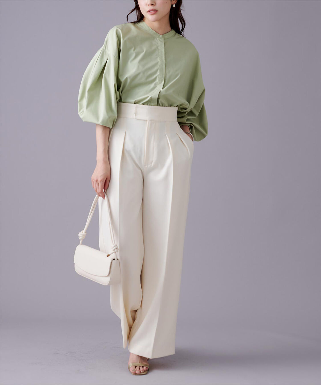 ur's「ボリューム袖ブラウス」|シャツ・ブラウス|