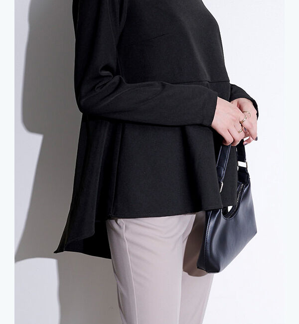 ur's「クルーネックペプラムプルオーバー」|Tシャツ・カットソー|