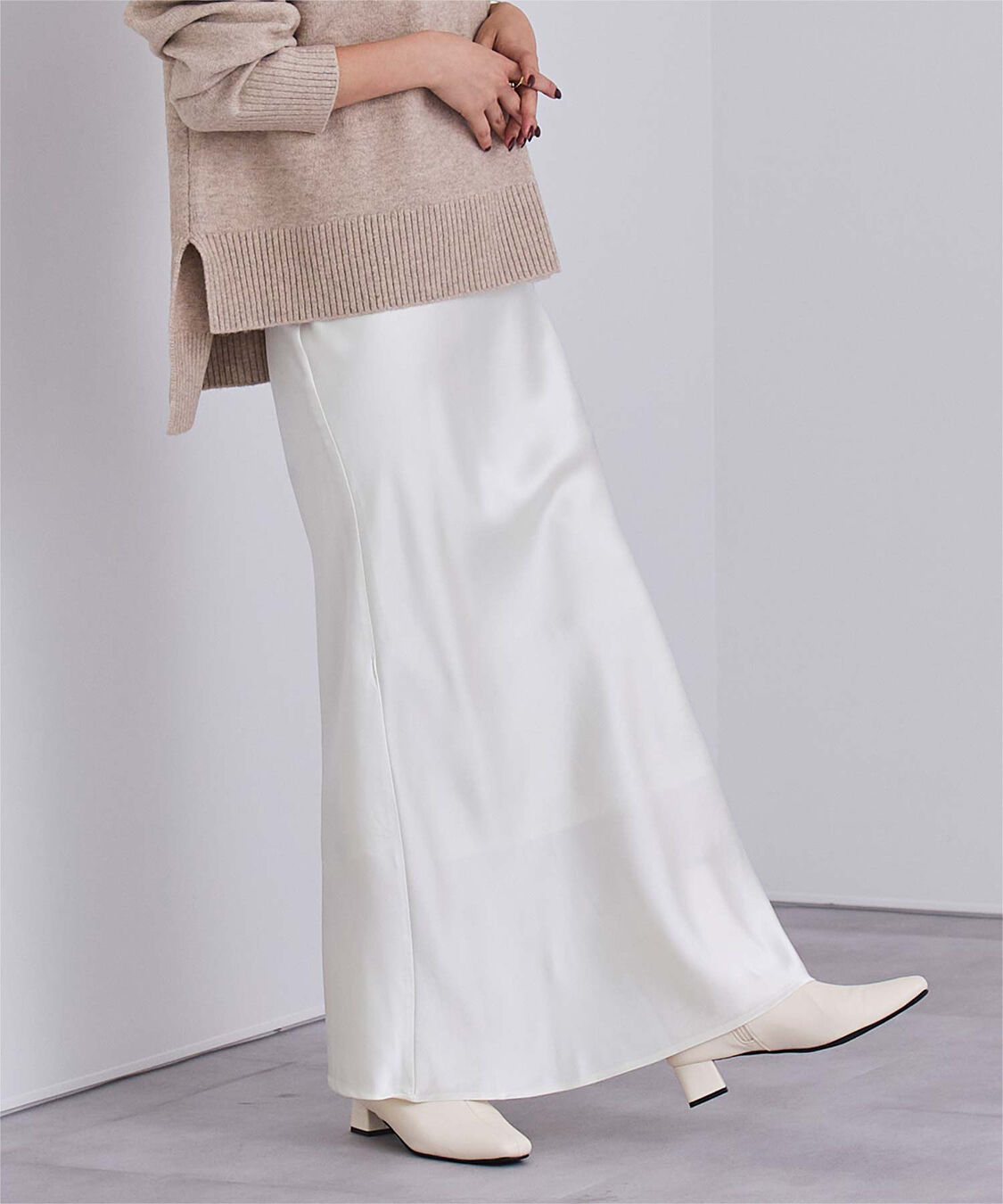 ur's「4.5cmスクエアトゥブーツ」|ショートブーツ|