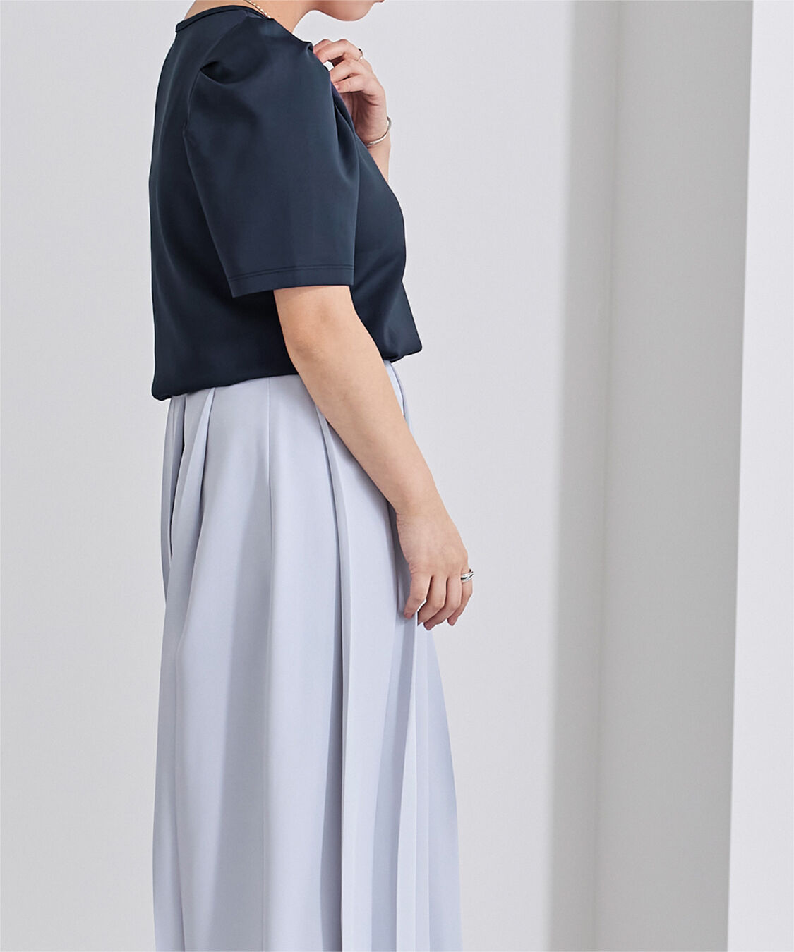 ur's「ボンディングタックスリーブトップス」|Tシャツ・カットソー|