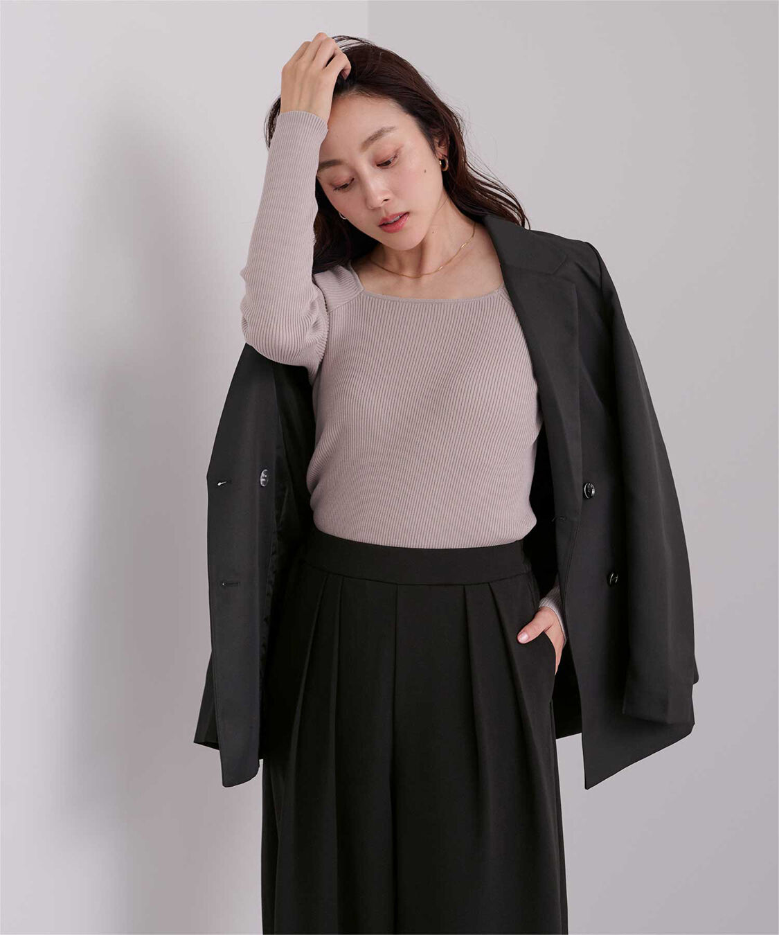 ur's「テーラードダブルブレストジャケット」|テーラードジャケット|