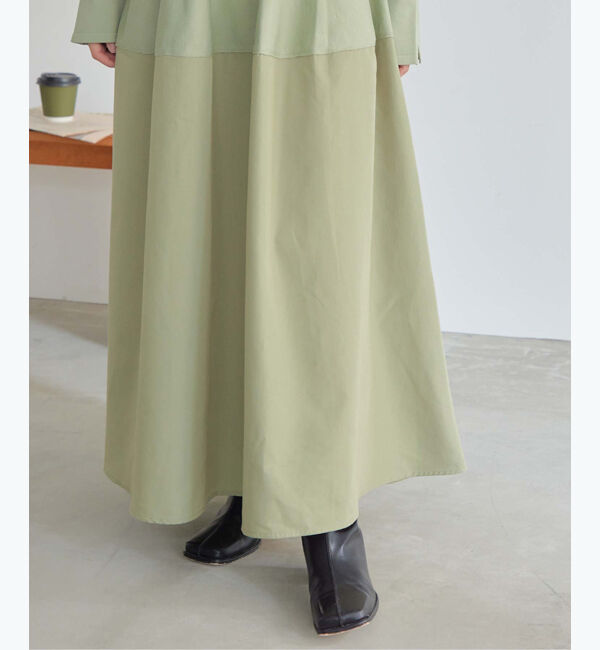 titivate「ドッキングボリュームスカートワンピース」|ワンピース|