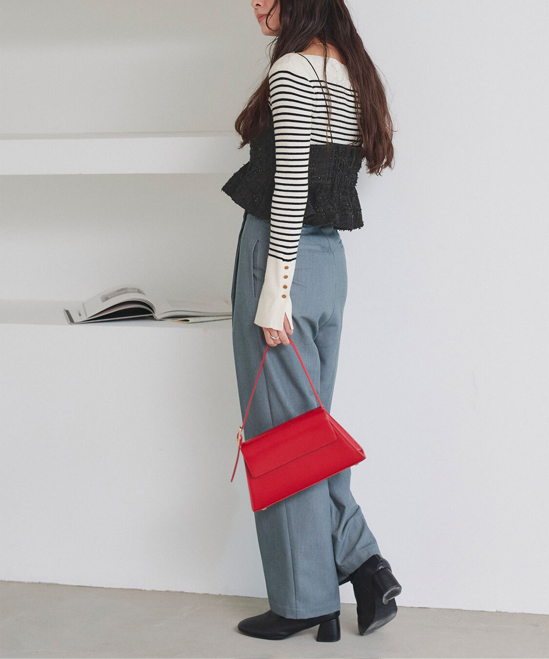 titivate「ラメツイードキャミソールトップス」|キャミソール|