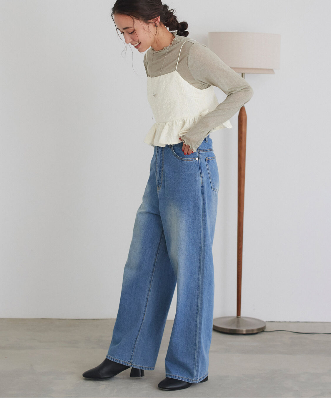 titivate「ラメツイードキャミソールトップス」|キャミソール|