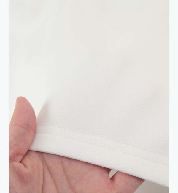 ur's「【八田真理子さんコラボアイテム】ボンディングデザインネックオーバーサイズトップス」|Tシャツ・カットソー|