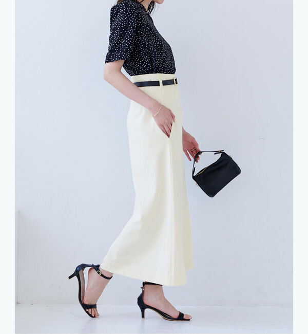 ur's「ベルト付ラップロングスカート」|スカート|