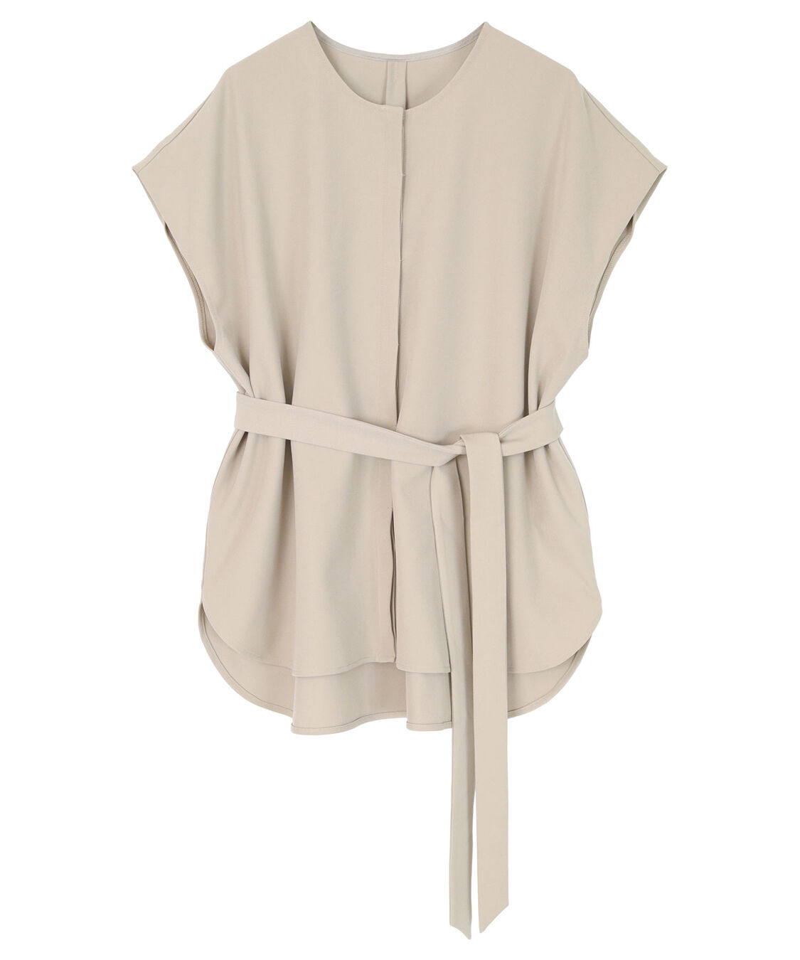 ur's「フレンチスリーブショルダータックノーカラーブラウス」|シャツ・ブラウス|