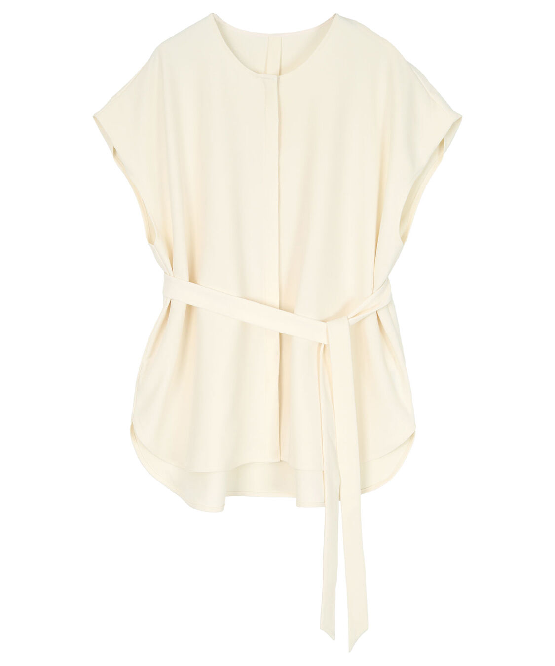 ur's「フレンチスリーブショルダータックノーカラーブラウス」|シャツ・ブラウス|