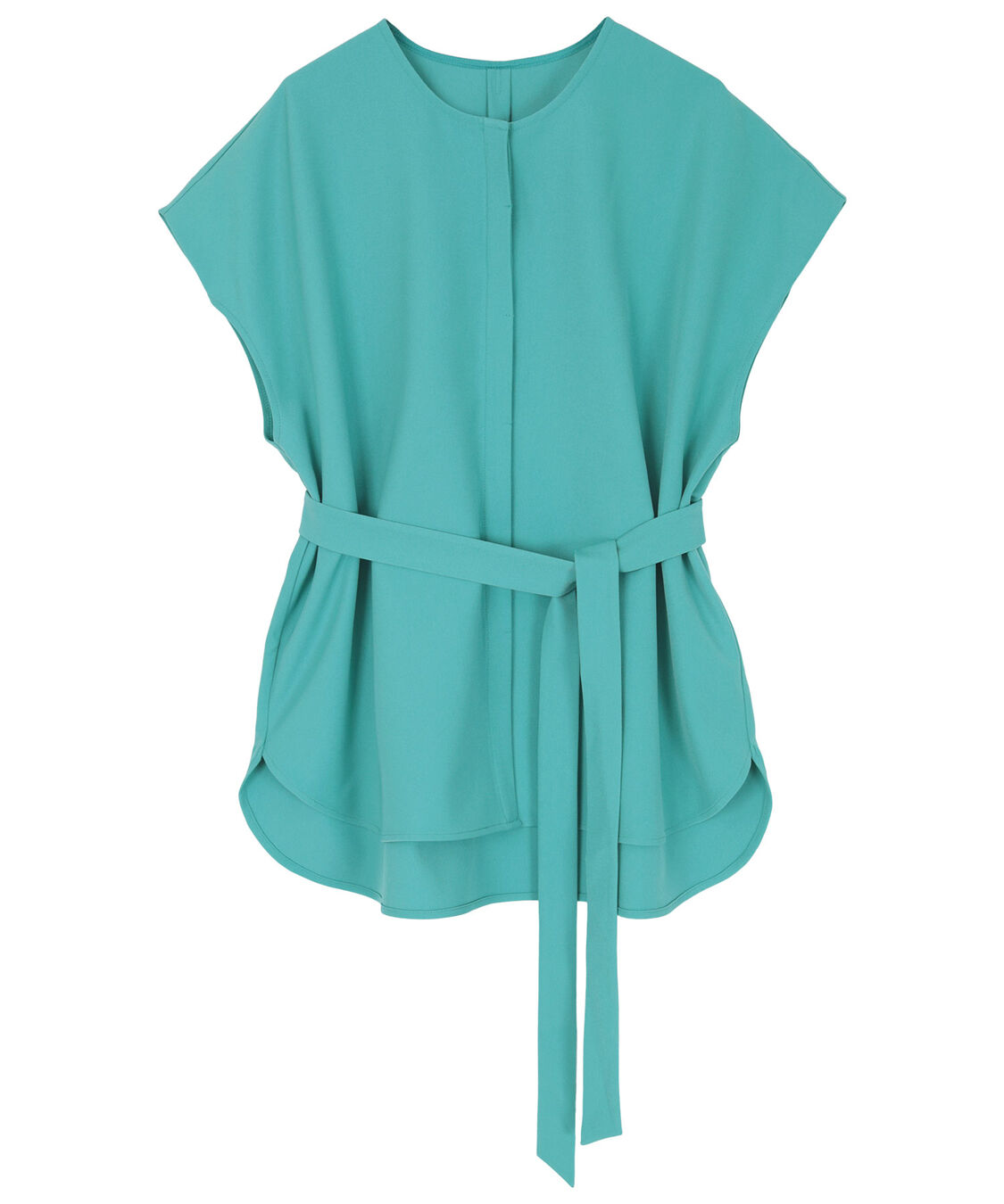 ur's「フレンチスリーブショルダータックノーカラーブラウス」|シャツ・ブラウス|