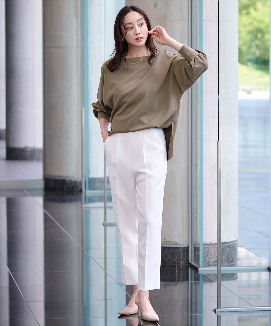 ur's「ボートネックドルマンスリーブプルオーバー」|プルオーバー|