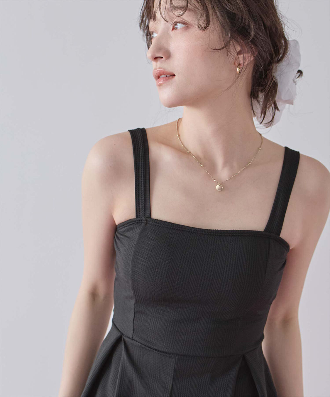 SEA DRESS「チェック素材ロンパース/ワンピース/セット水着」|コンビネゾン|