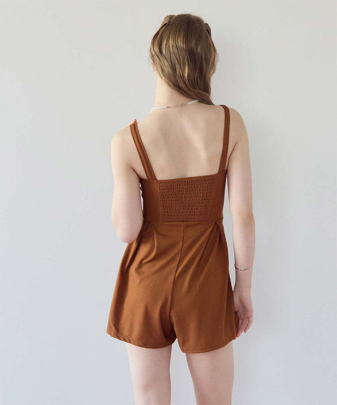 SEA DRESS「チェック素材ロンパース/ワンピース/セット水着」|コンビネゾン|