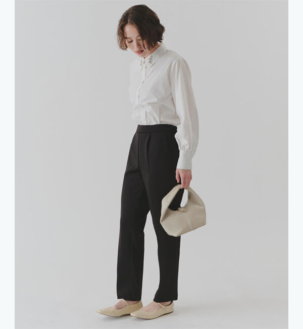 titivate「襟付ビジューシャツ」|シャツ・ブラウス|