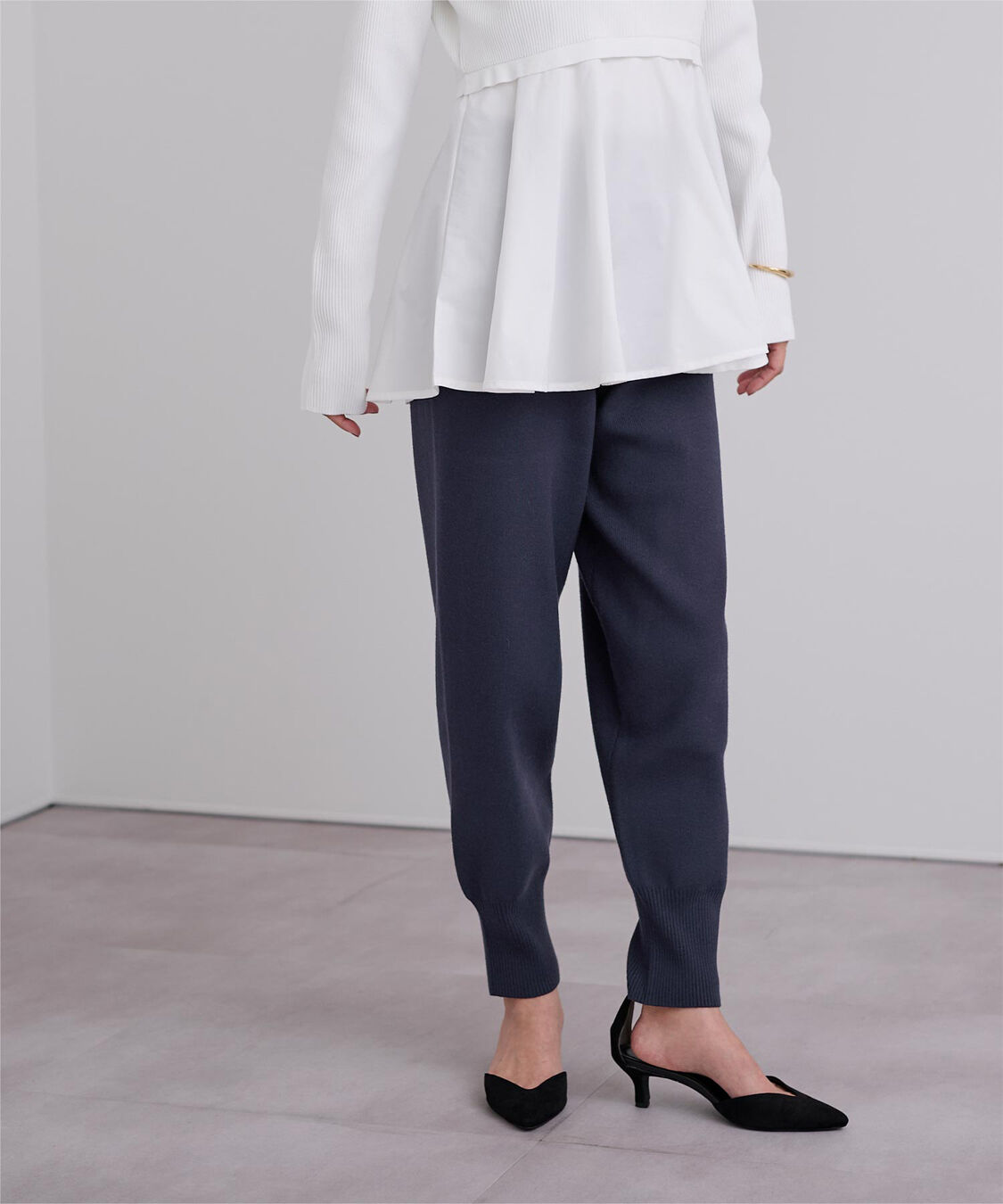 ur's「ニットジョガーパンツ」|スラックス|