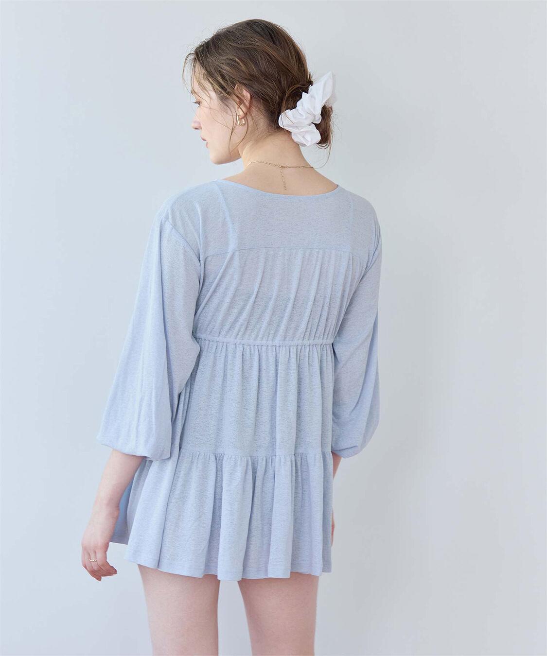 SEA DRESS「ティアードロングカーディガン/ラッシュガード」|コンビネゾン|