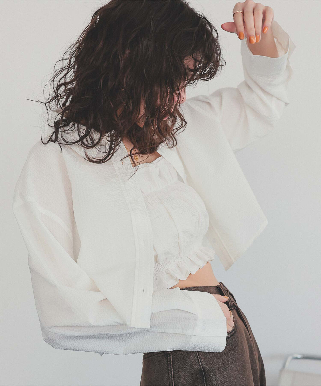 titivate「サッカーストライプシャツ」|シャツ・ブラウス|