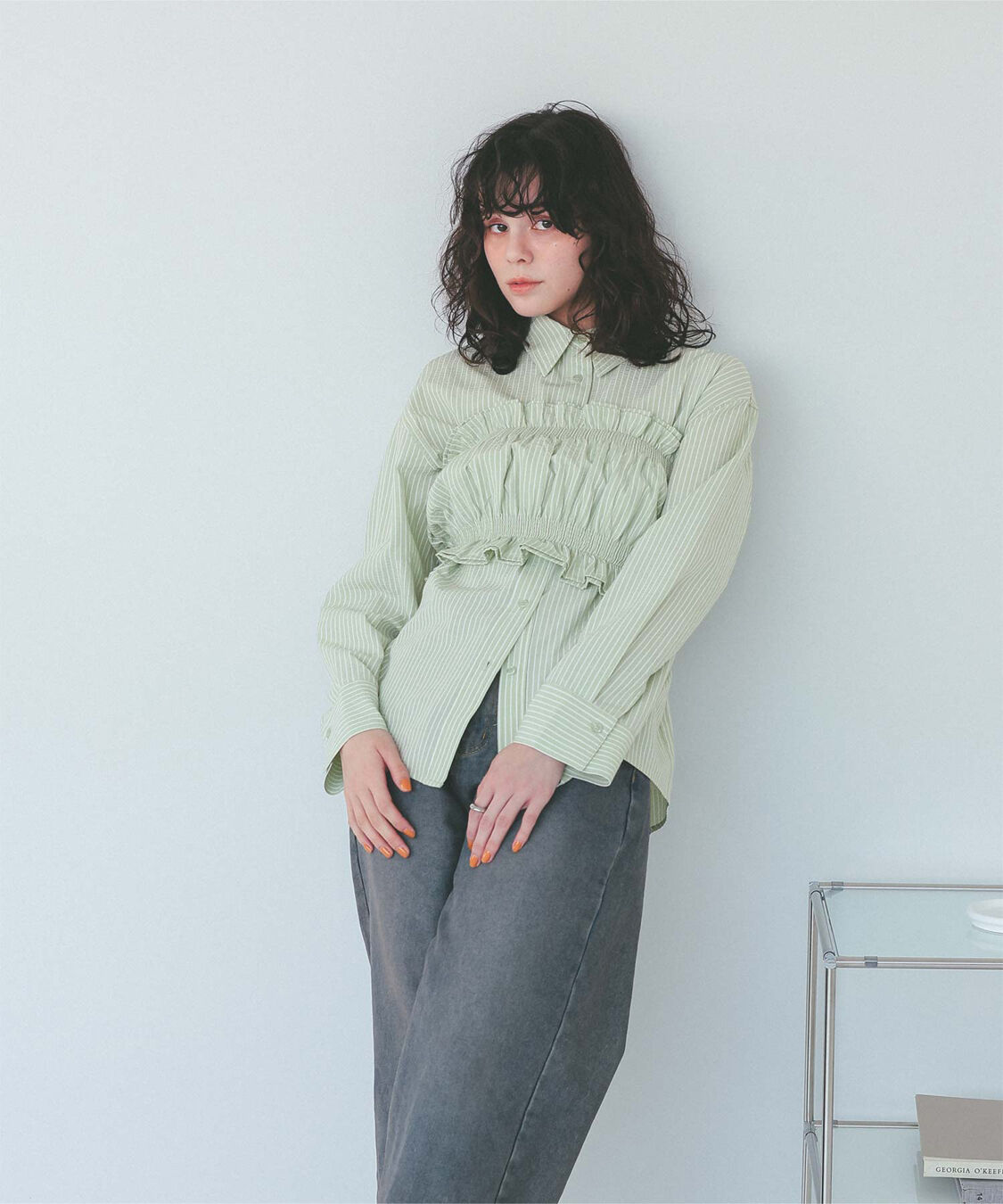 titivate「サッカーストライプシャツ」|シャツ・ブラウス|