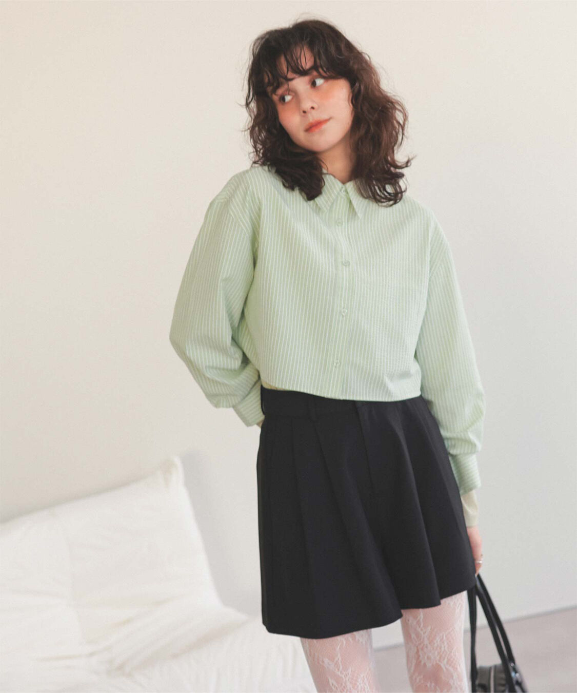 titivate「サッカーストライプシャツ」|シャツ・ブラウス|