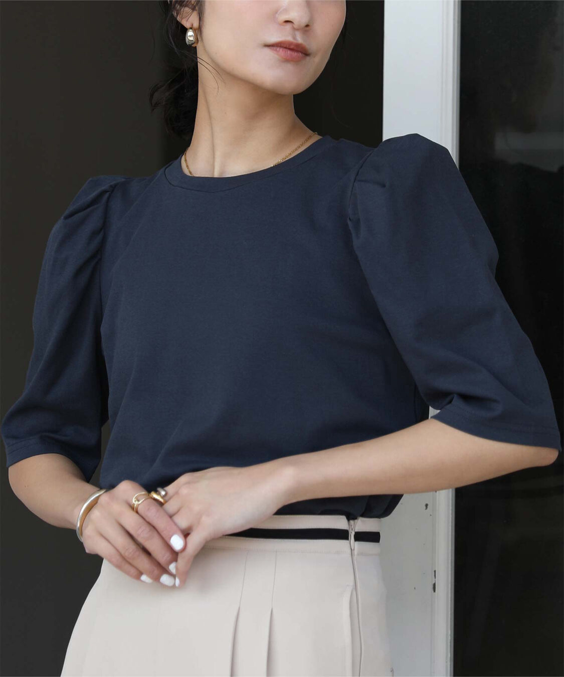 ur's「汗染み防止パフスリーブTシャツ」|Tシャツ・カットソー|