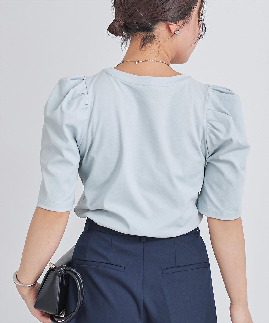 ur's「汗染み防止パフスリーブTシャツ」|Tシャツ・カットソー|