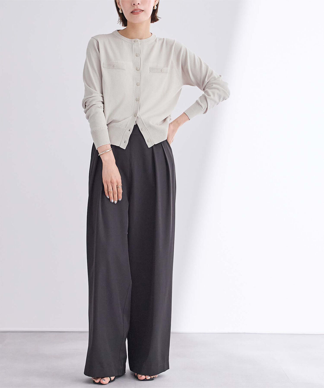 ur's「UVケアコンパクトベーシックニットカーディガン」|ニット・セーター|